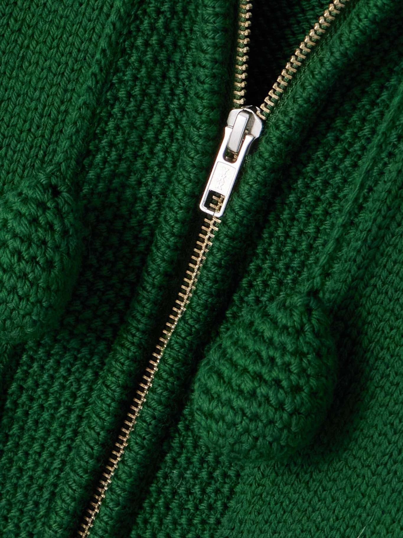 Marion merino wool cardigan Dark green - 4