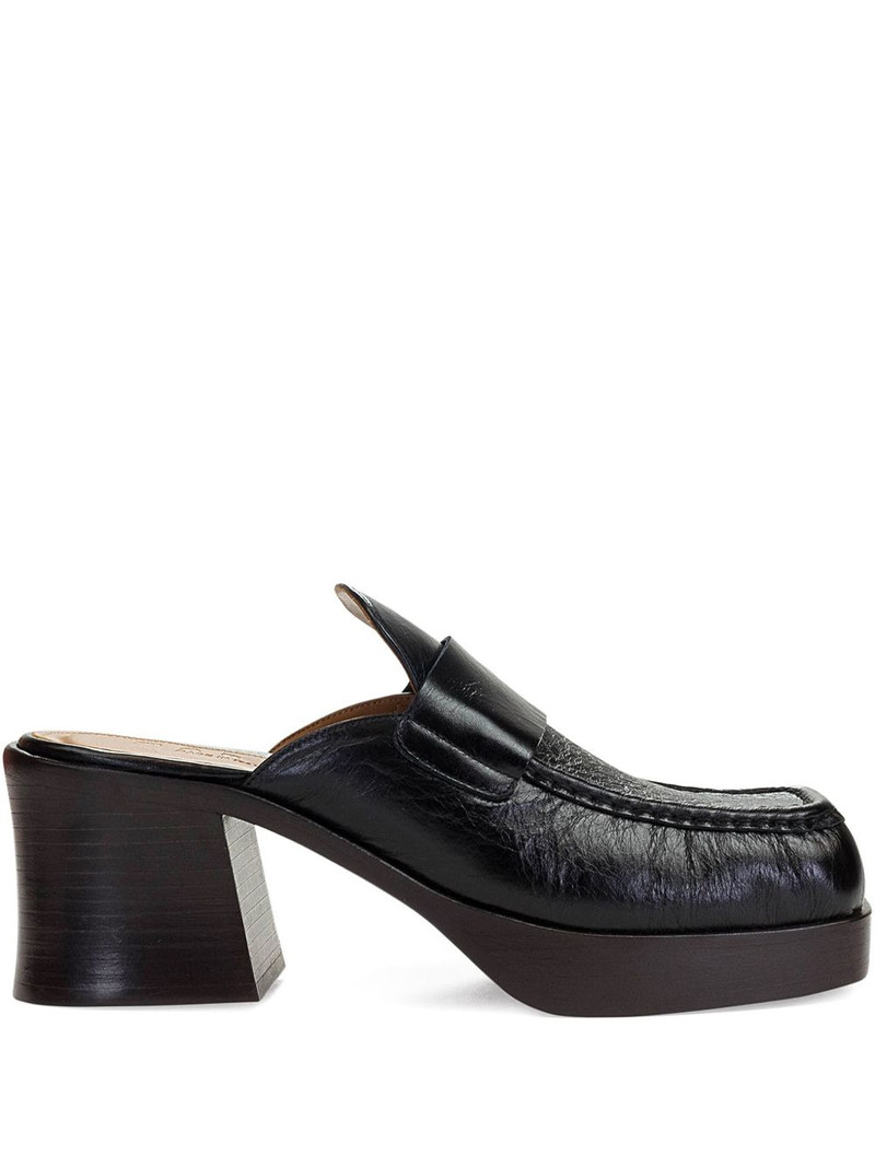 leather "Black" mules 1