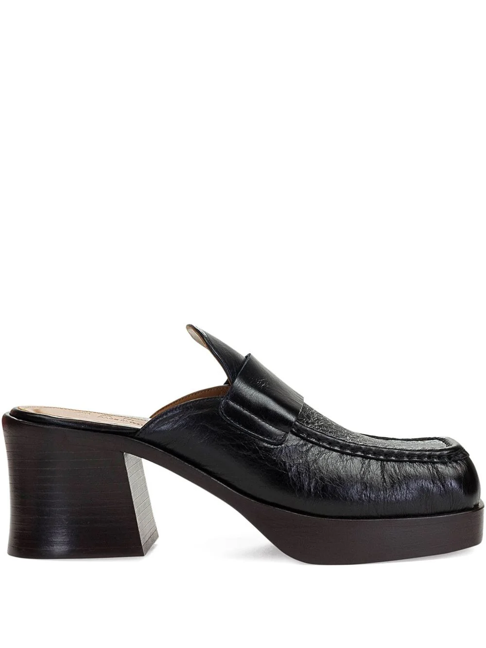 leather "Black" mules - 1
