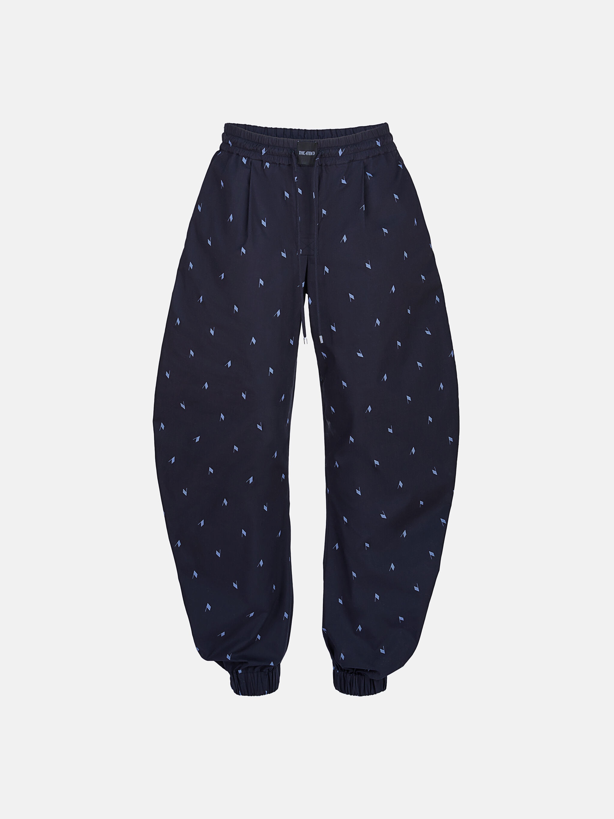 NAVY BLUE AND LIGHT BLUE LONG PANTS - 1