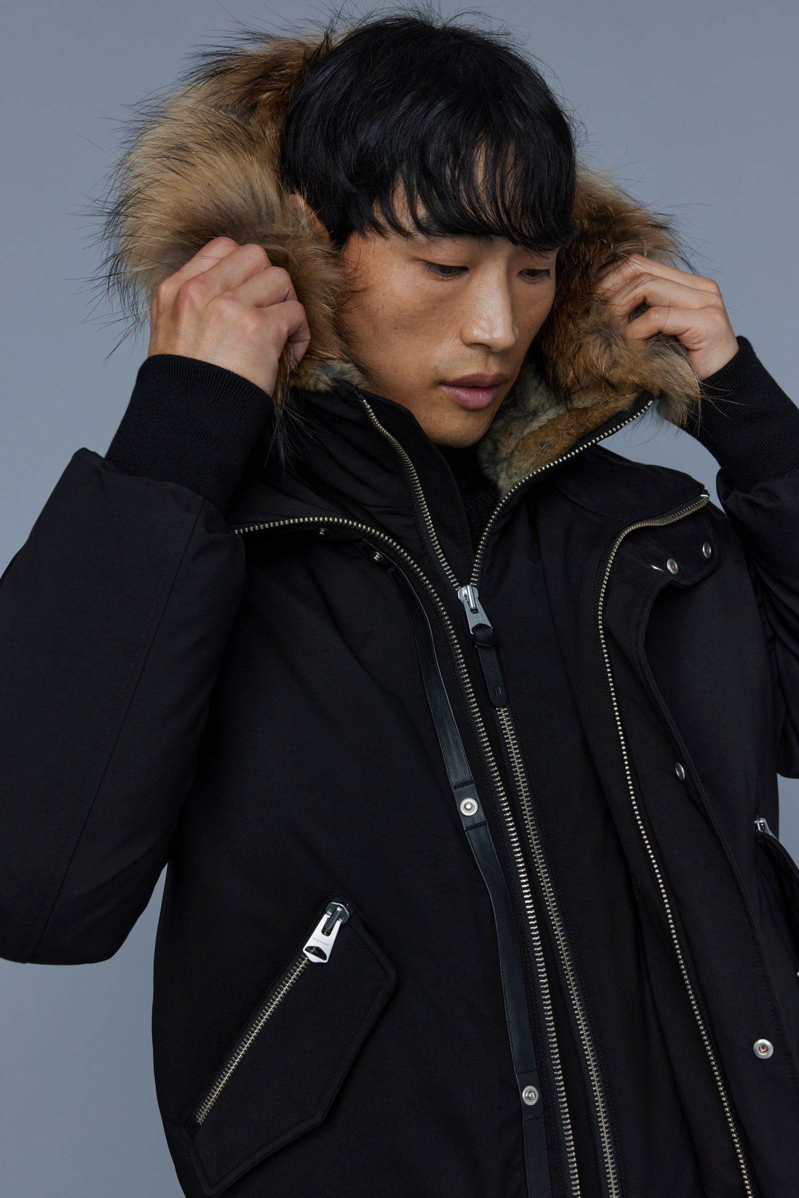 DIXON 2-in-1 Nordic Tech down bomber with natural fur - 5
