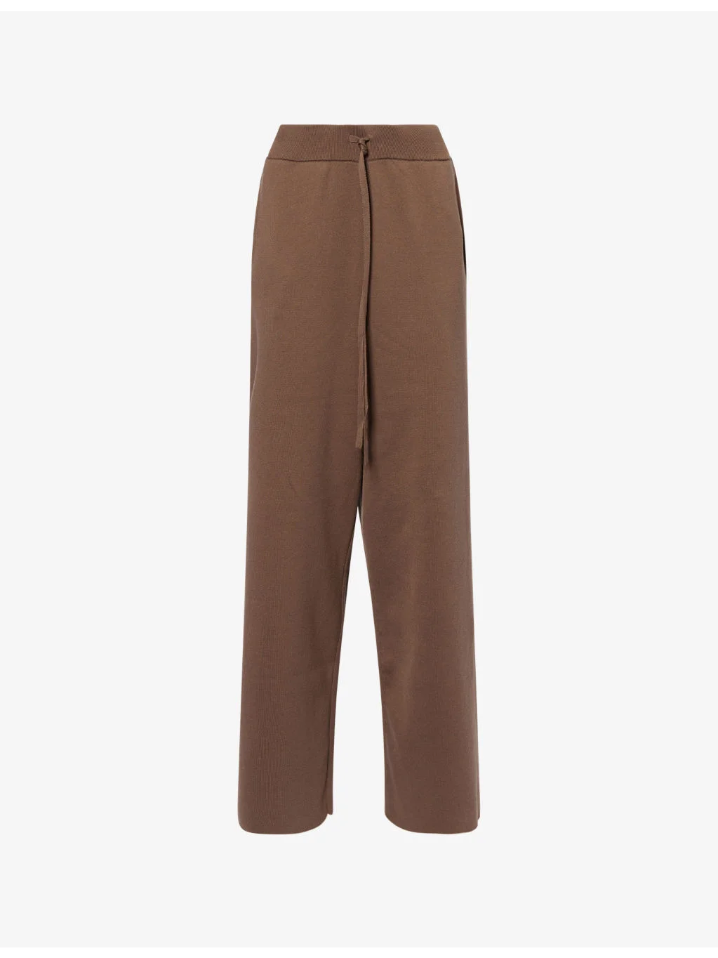 Straight-Leg Knitted Jogging Bottoms - 1