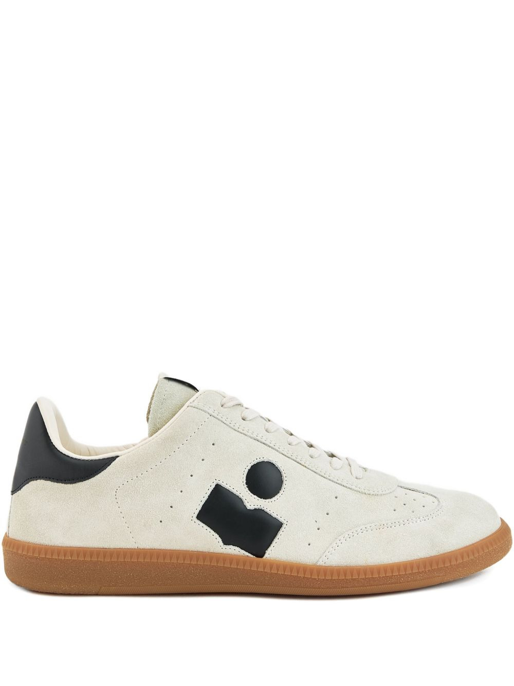 Brycy suede-logo sneakers - 1
