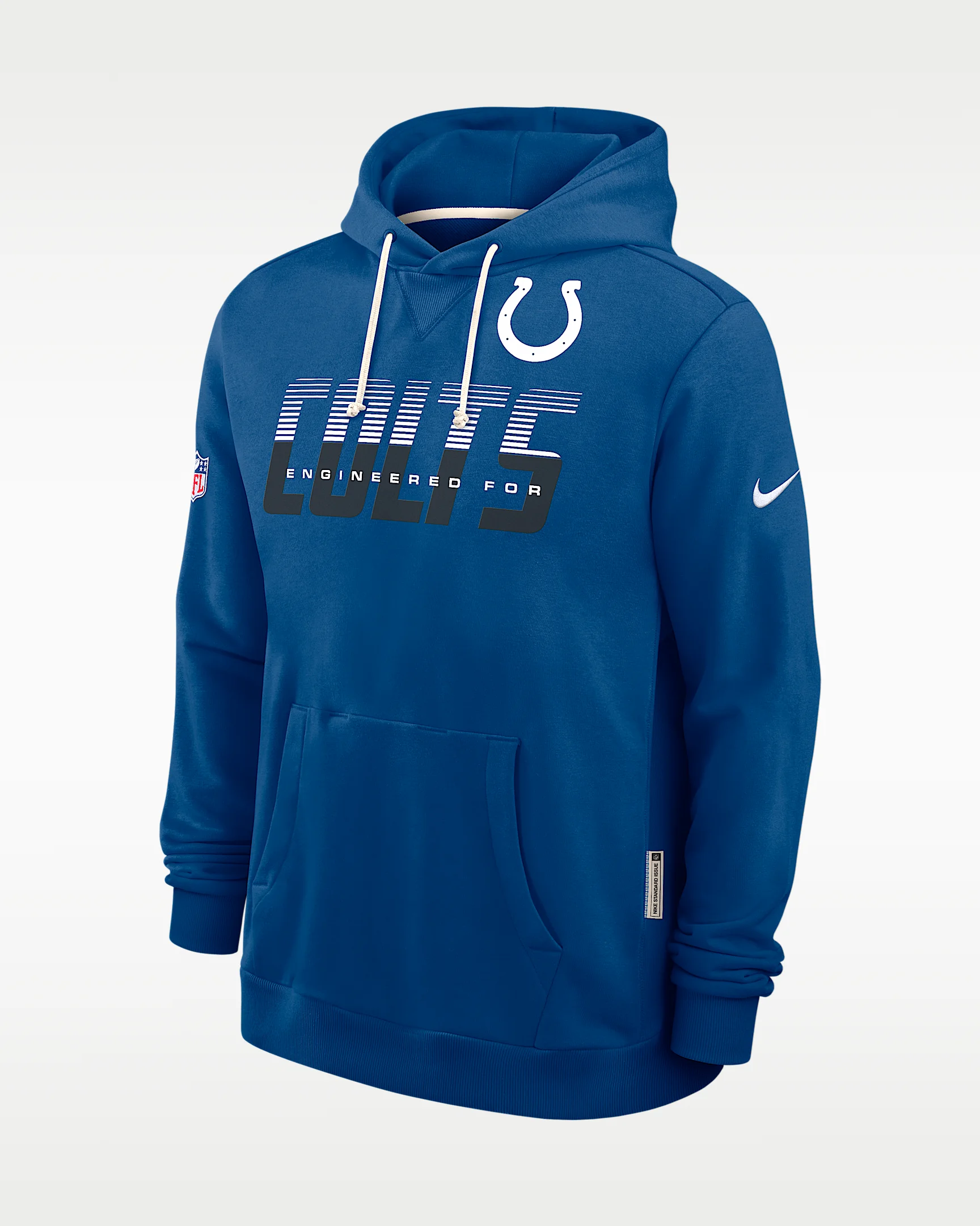 Indianapolis Colts Sideline Standard Issue Men's Nike Dri-FIT NFL Pullover Hoodie - 1