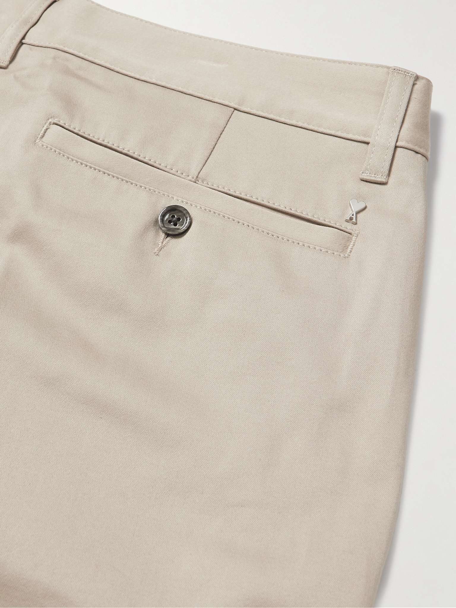 Straight-Leg Cotton-Sateen Chinos - 5