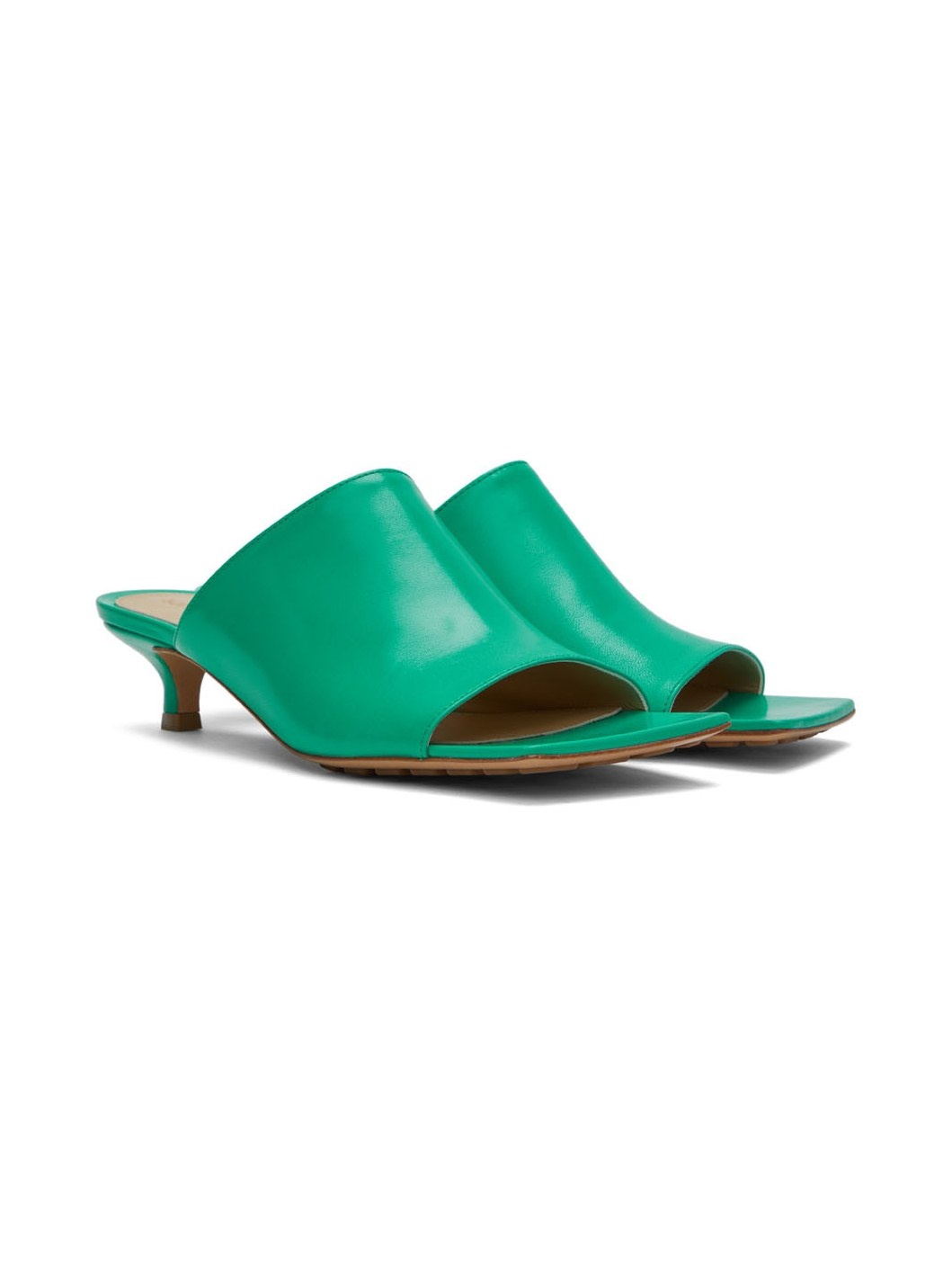 Green Stretch Mules - 4