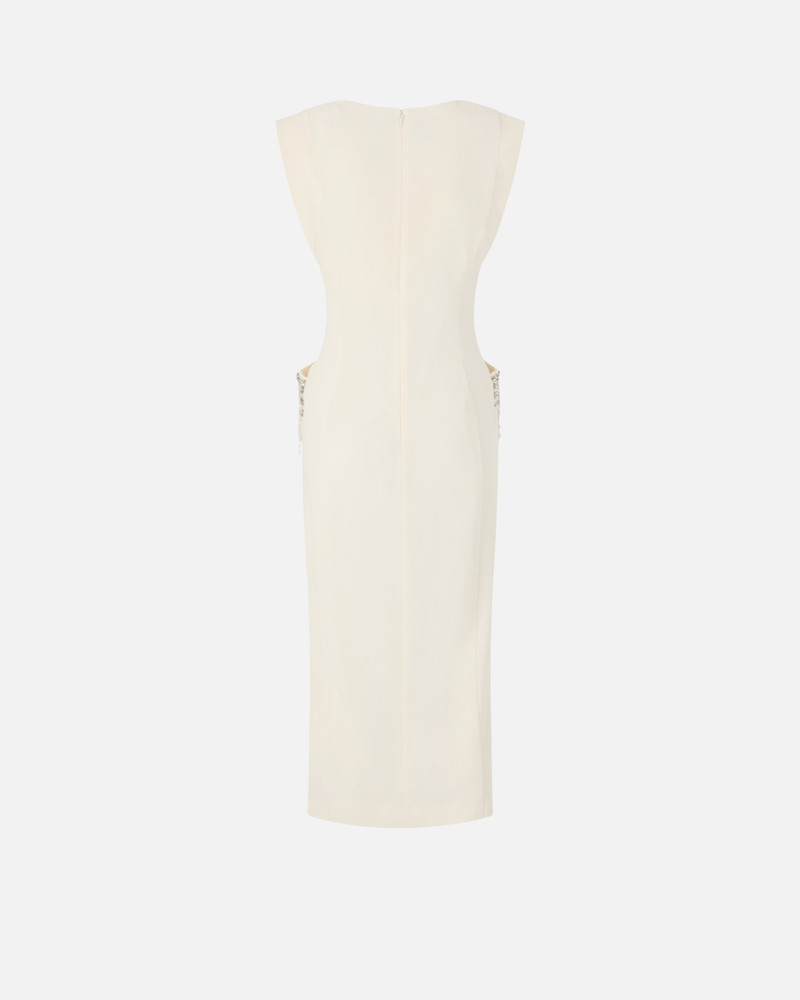 SLIM-FIT DRESS WITH BEJEWELLED EMBROIDERY 6