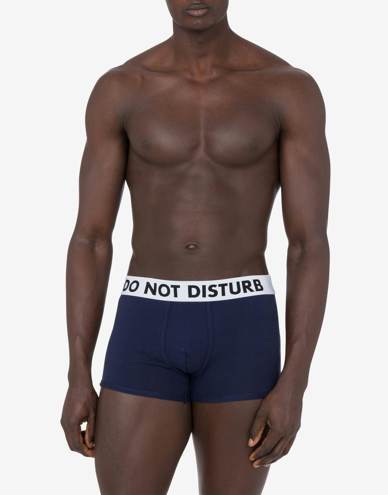 Moschino BOXER IN STRETCH JERSEY DO NOT DISTURB outlook