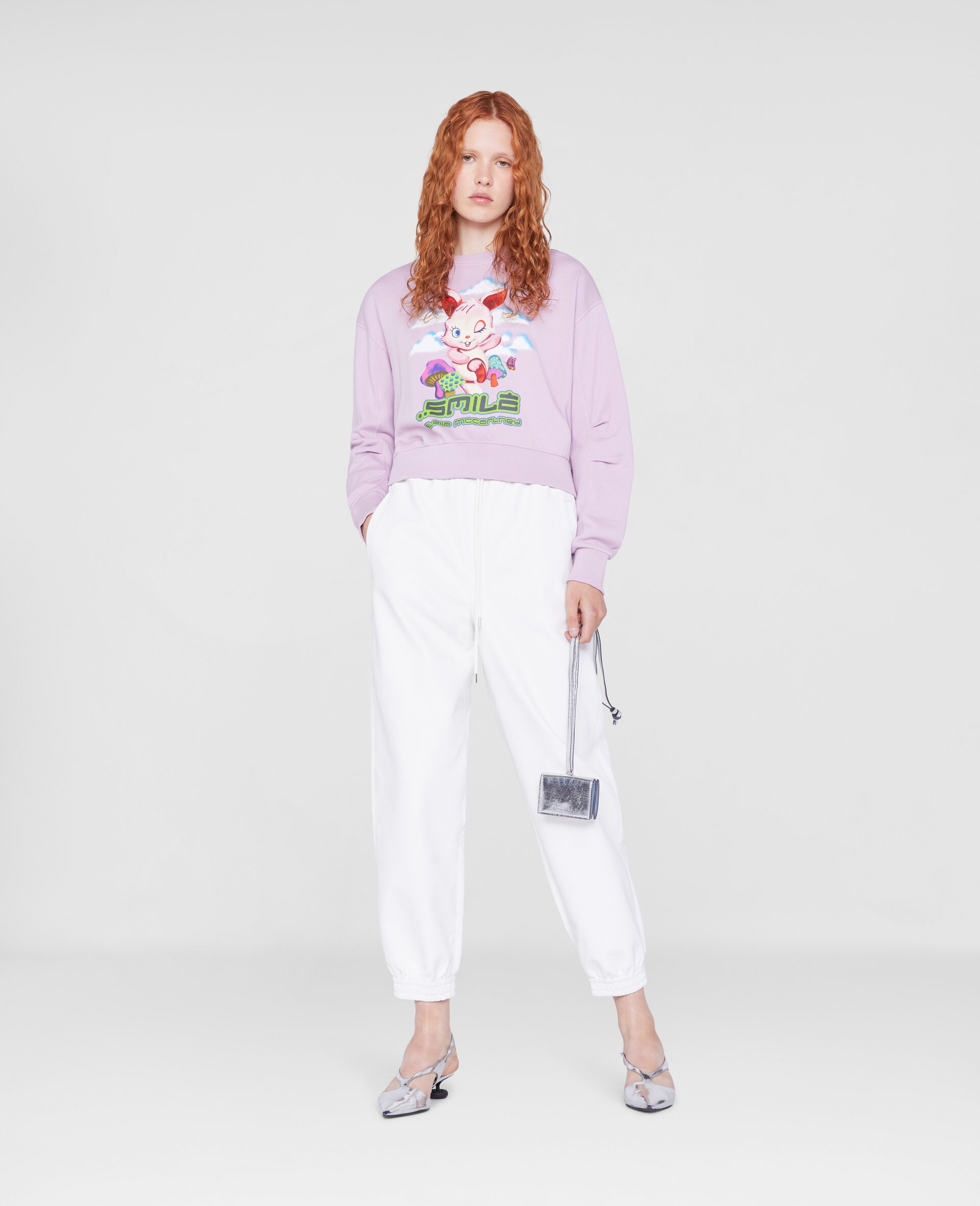 Bunny Print Sweatshirt - 2