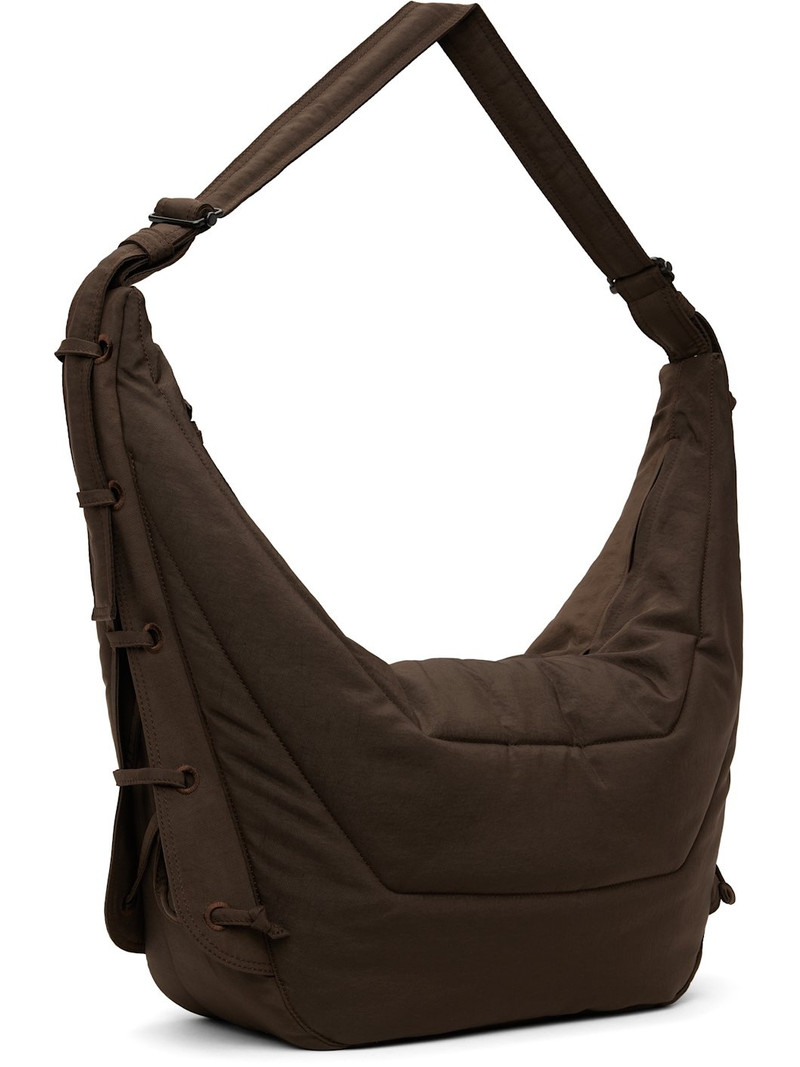 Lemaire Brown Large Soft Game Bag outlook