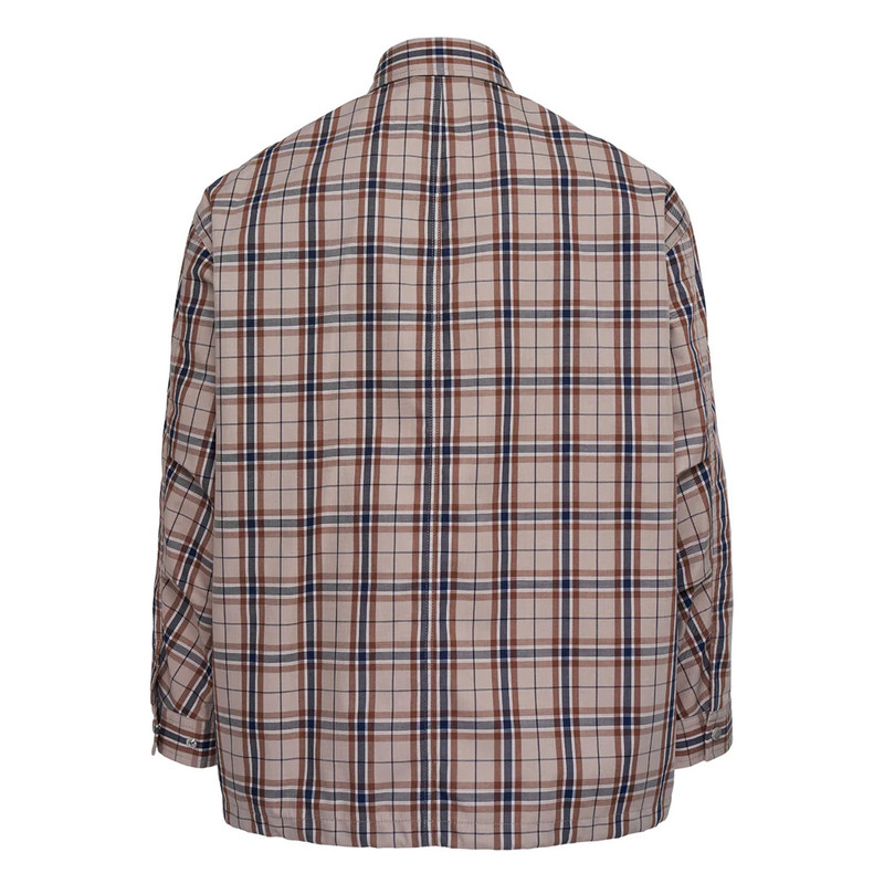 Comme des Garçons Homme Cotton Blend Collar Plaid Shirt outlook