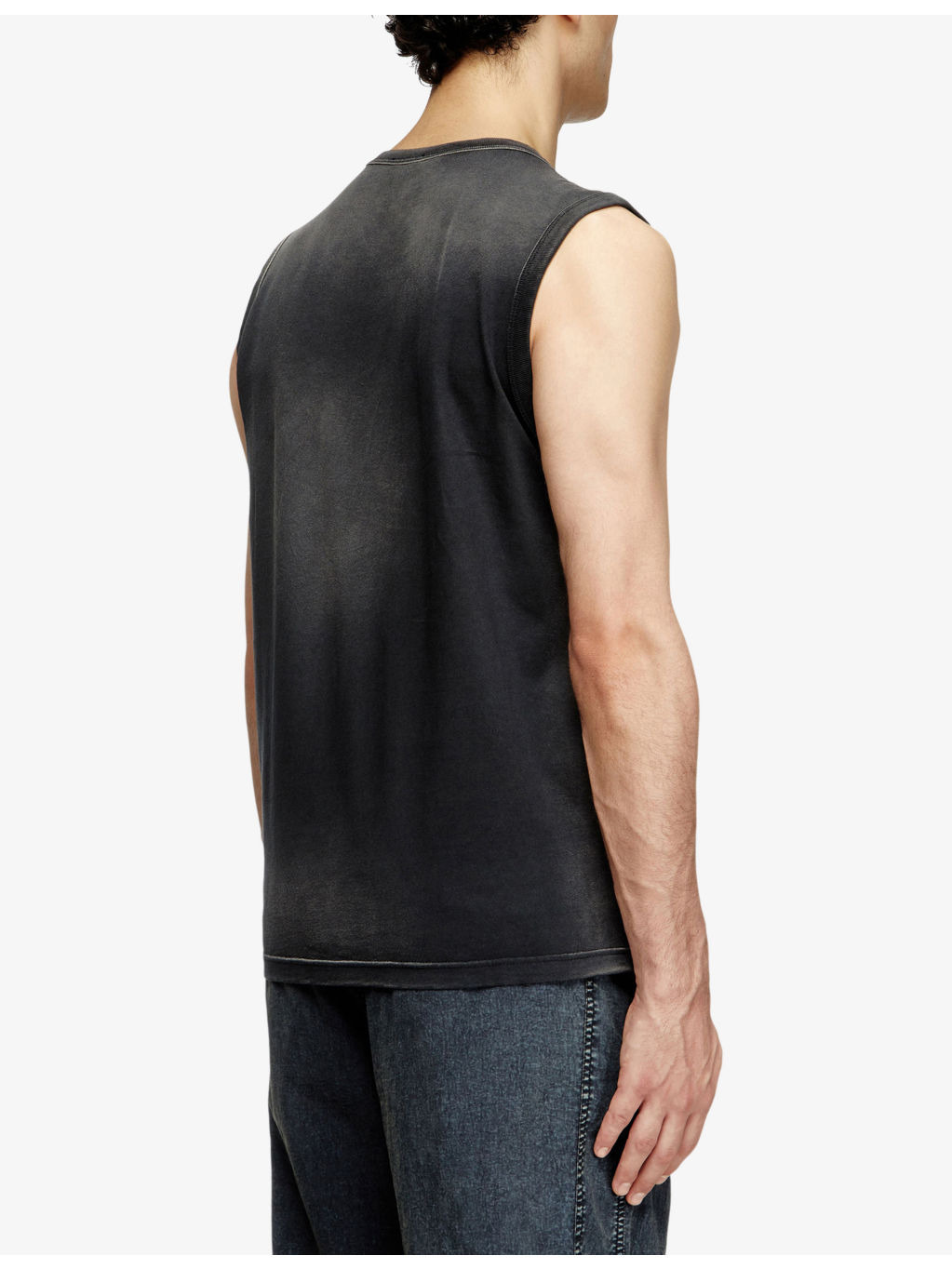 T-Brico-New Cut-Out Cotton-Jersey Tank Top - 4