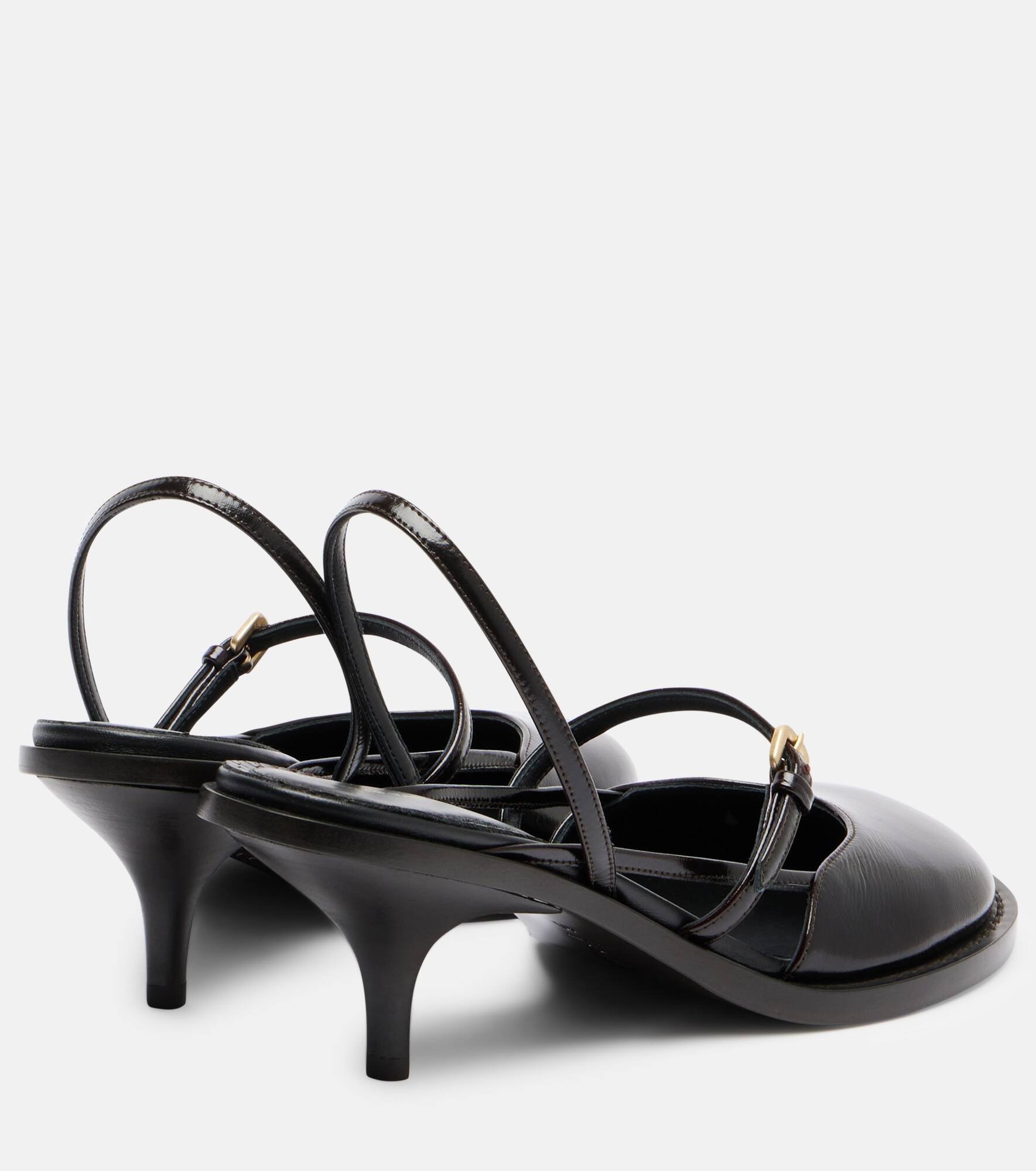 Leather slingback pumps - 2