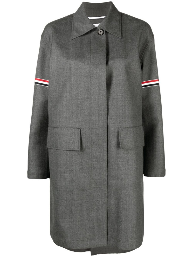 RWB-stripe twill coat 1