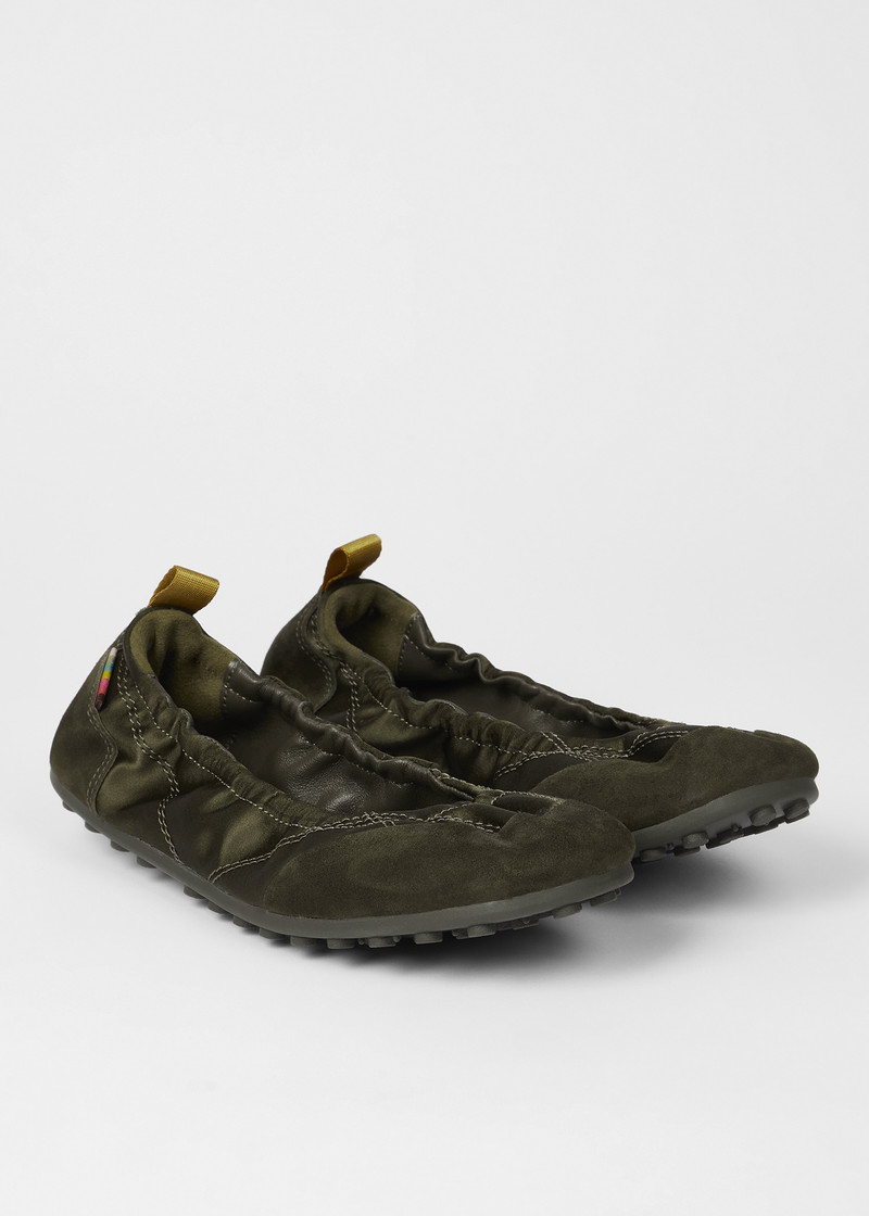 Women's Khaki 'Laguna' Ballet Flats 4