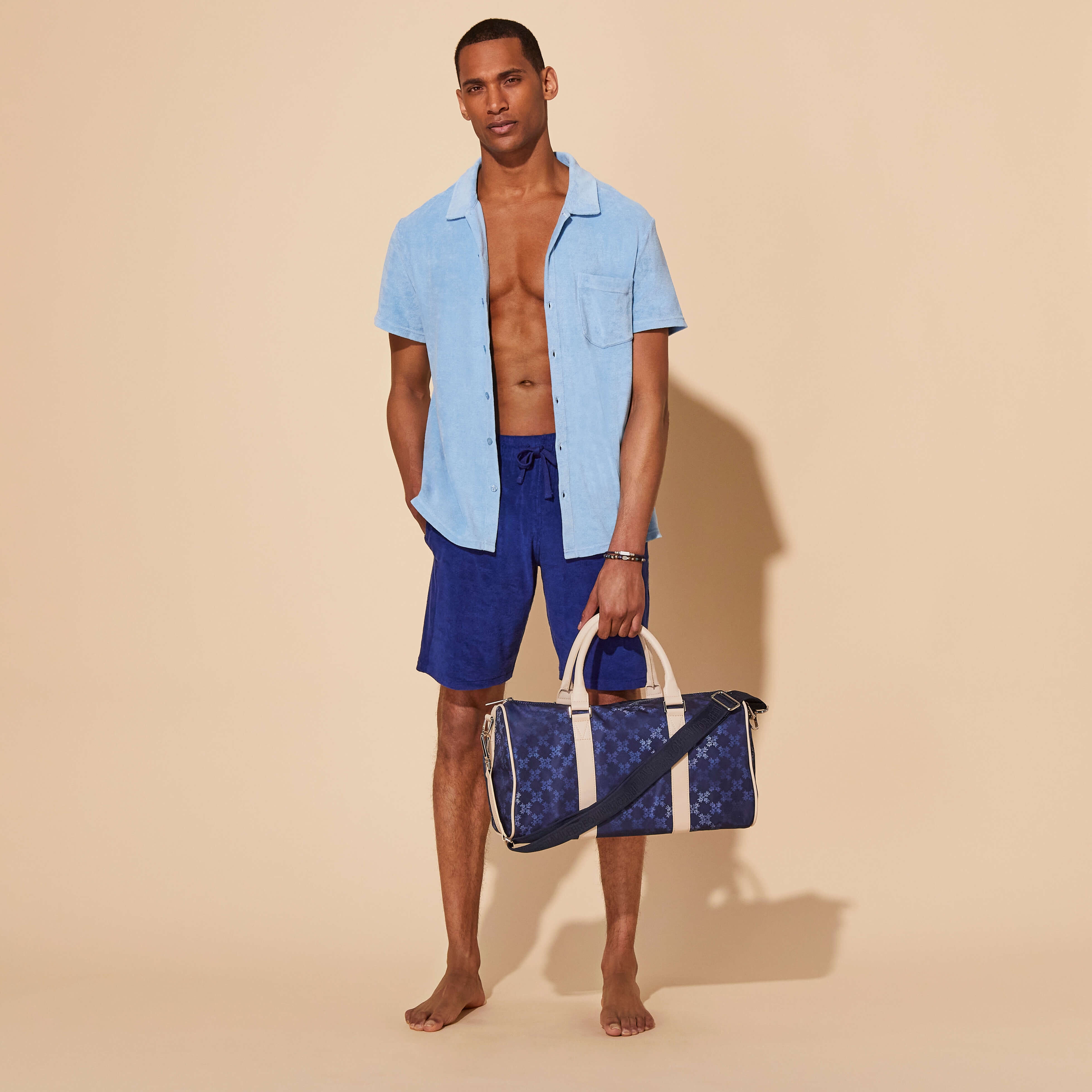 Unisex Terry Bermuda Shorts Solid - 6
