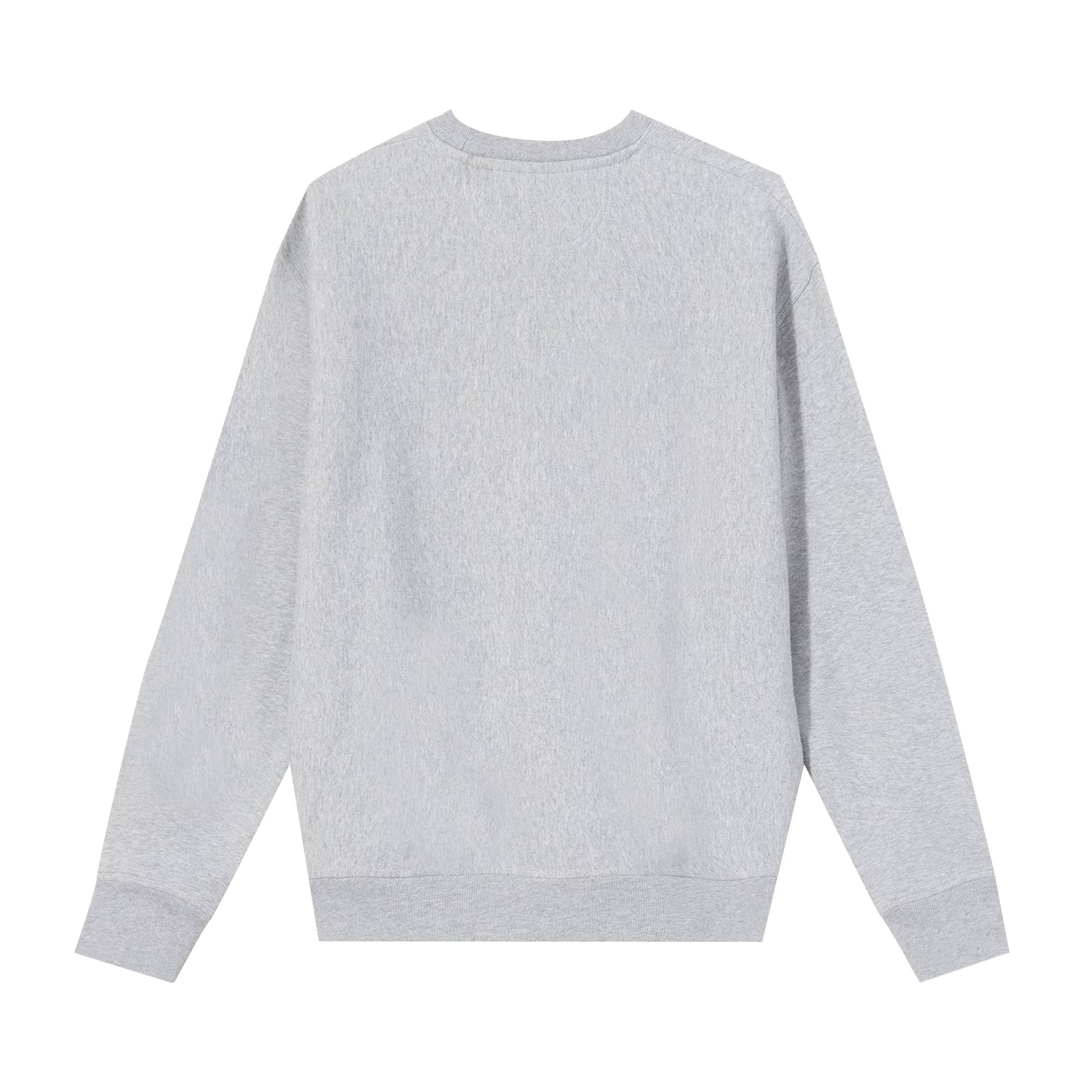 Stussy Stock Logo Crew 'Grey Heather' - 2