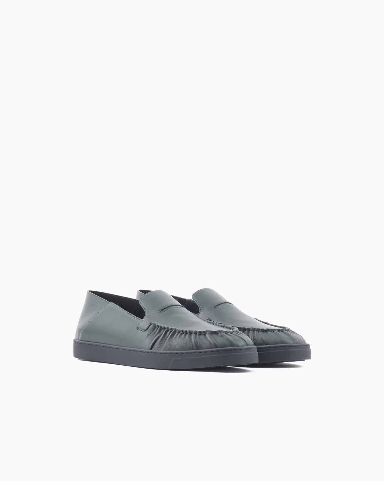 NAPPA-LEATHER SLIP-ONS - 2