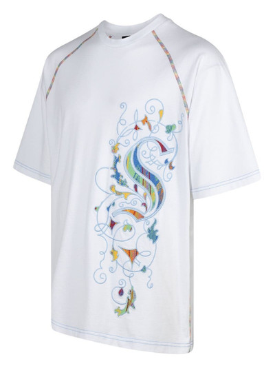 Supreme x Coogi embroidered-motif cotton T-shirt outlook