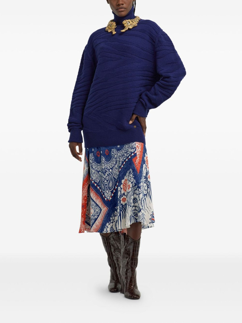 Roberto Cavalli turtleneck wool sweater outlook