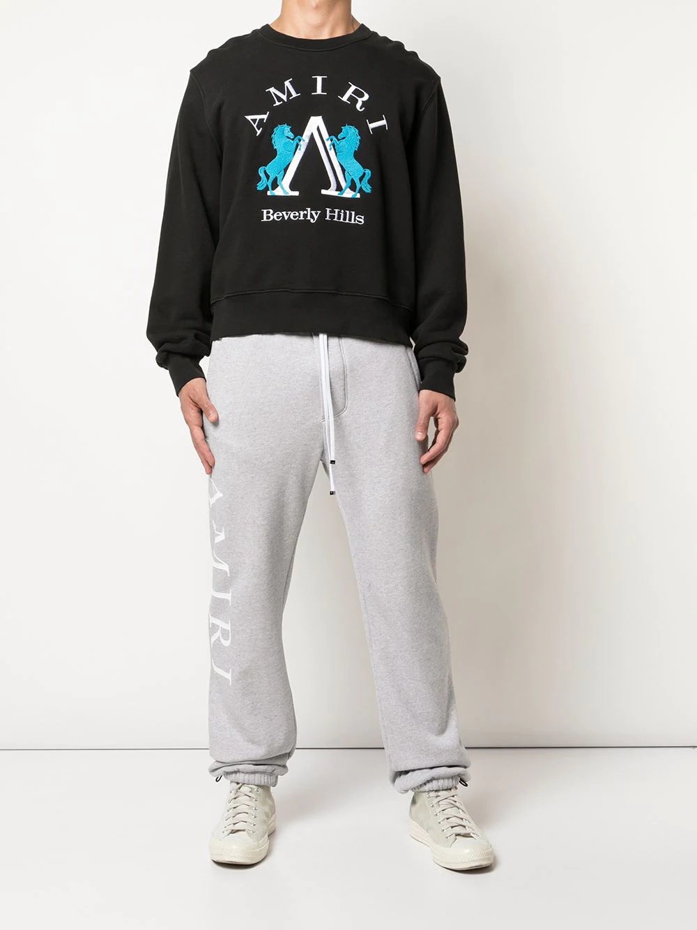 large logo track pants - 2