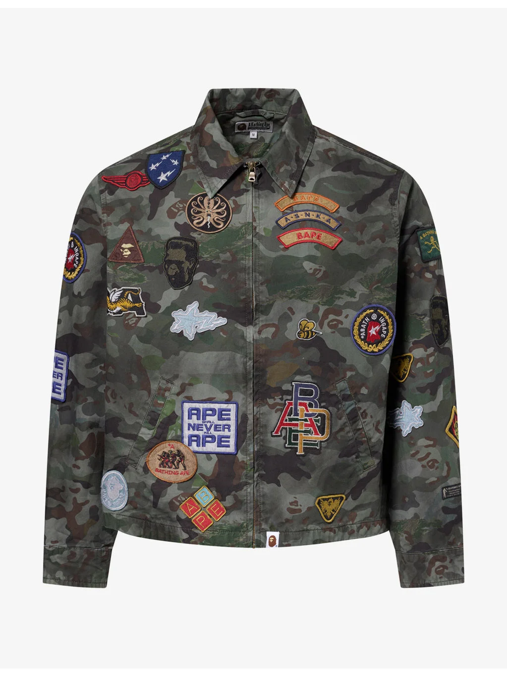 Hybrid Camo Multi Badge Cotton Jacket - 1