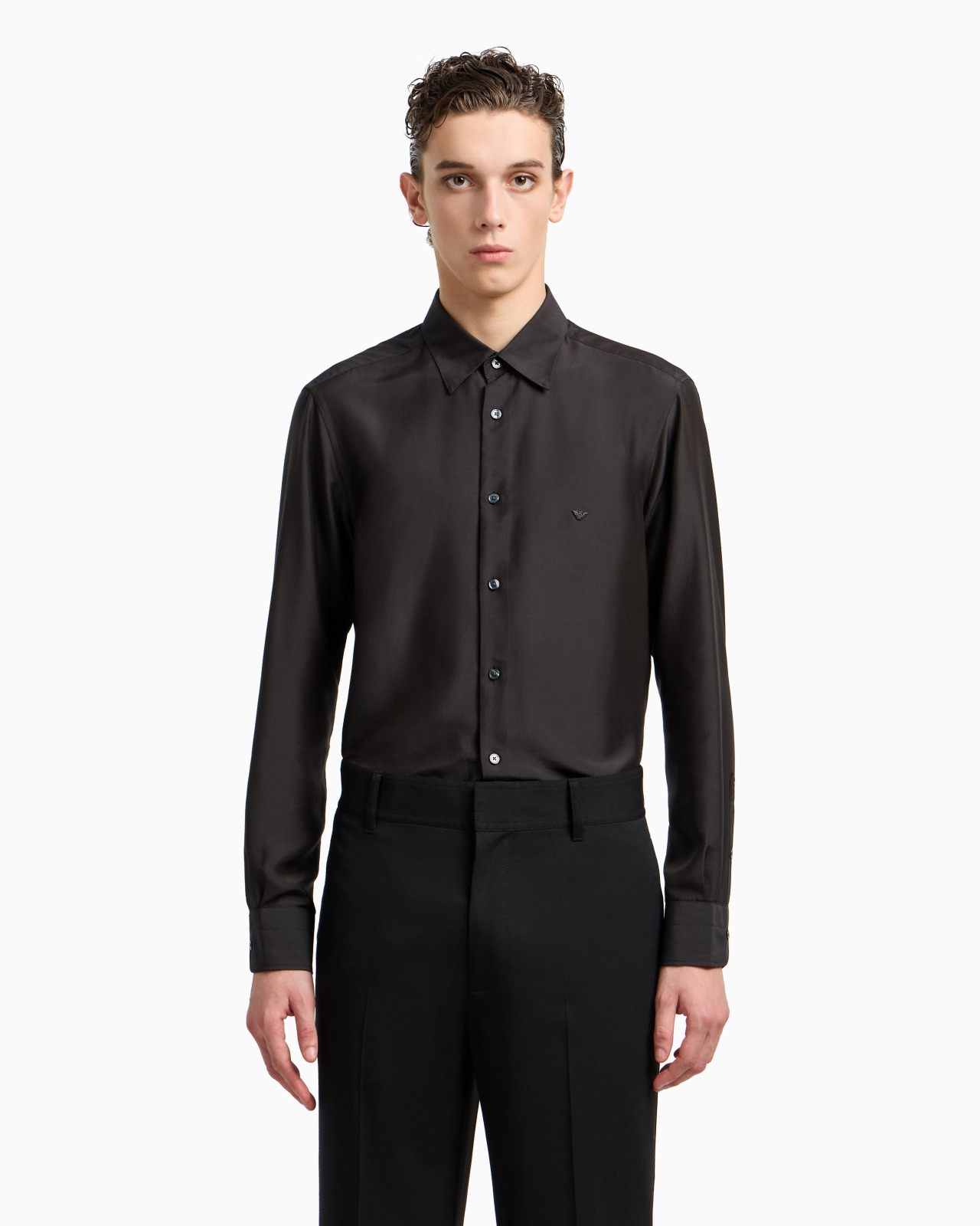 SILK-BLEND MODAL SHIRT - 4