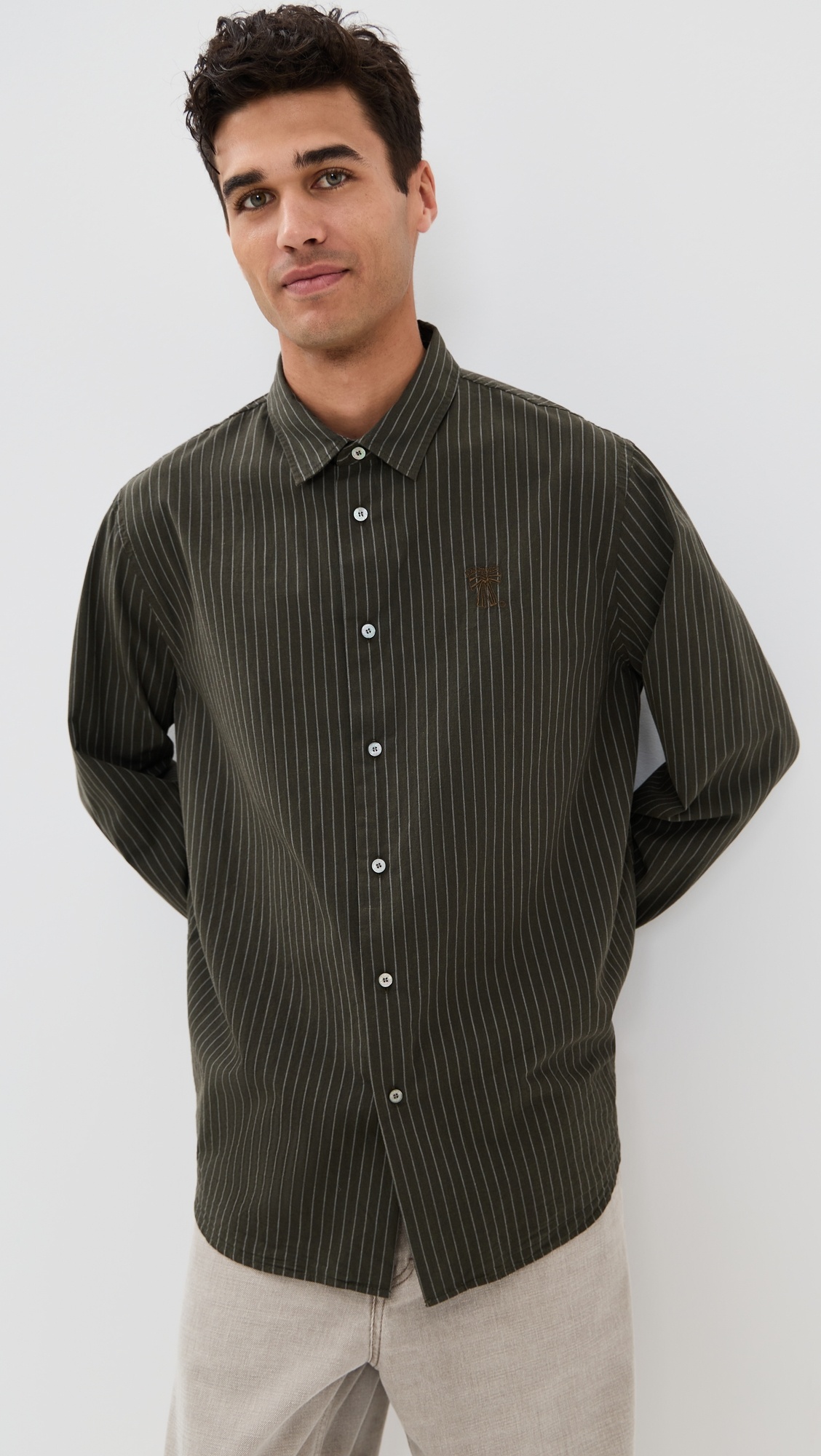 Sarow Poplin Stripe Shirt - 6