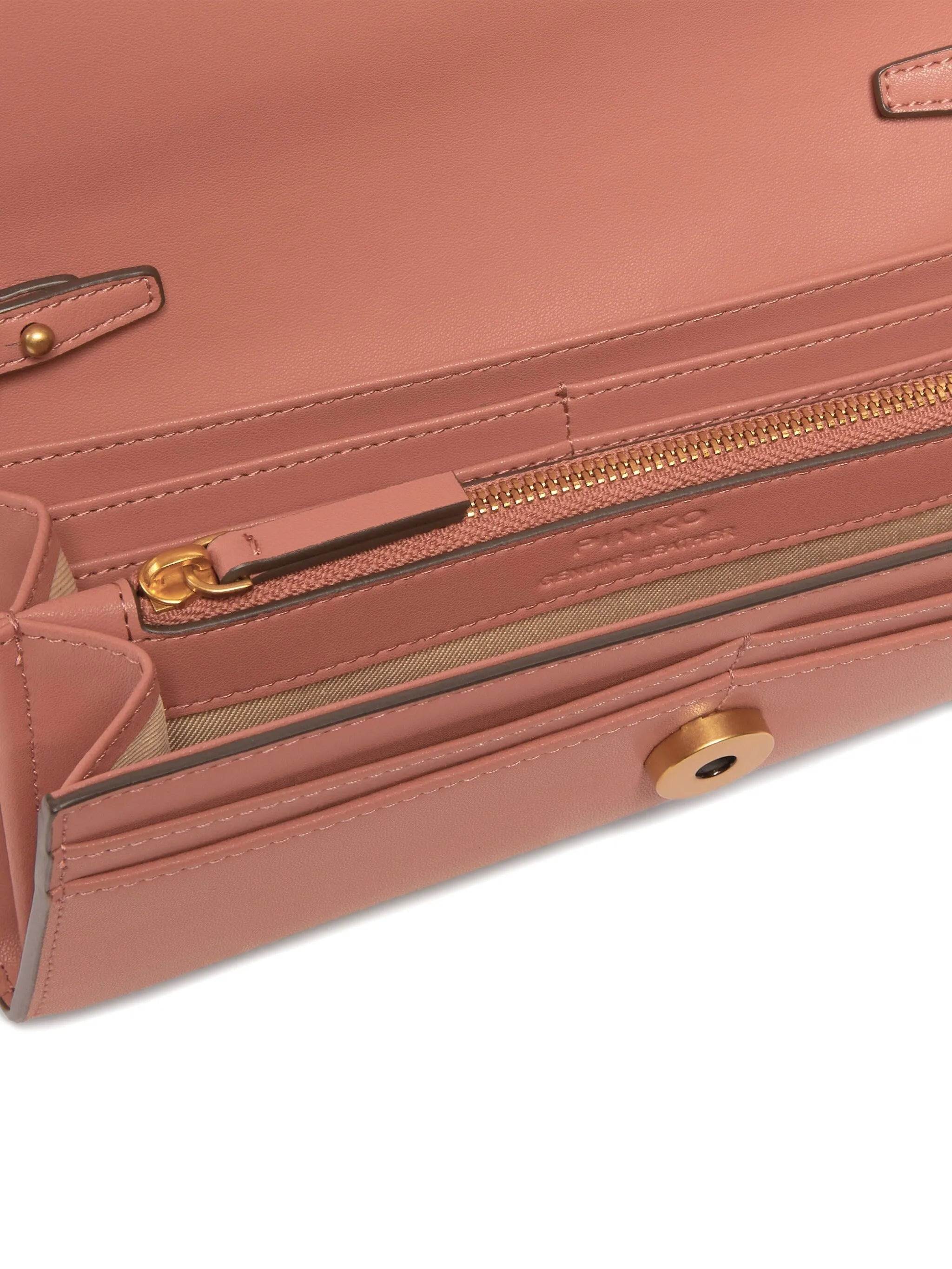 Pinko Chain-strap Leather Wallet - 4