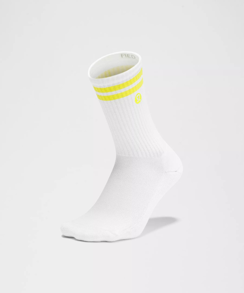Unisex Daily Essential Crew Socks *Stripe 3