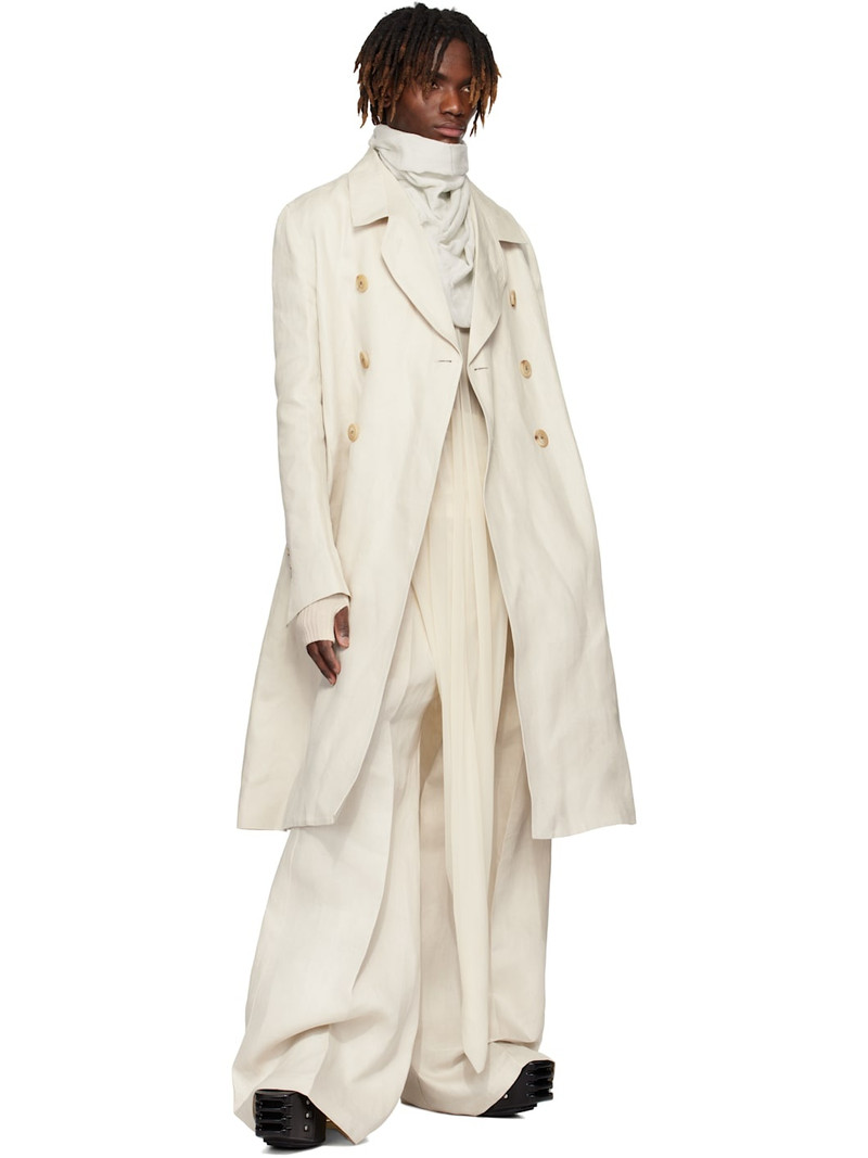Rick Owens Off-White Hollywood Officer Coat outlook