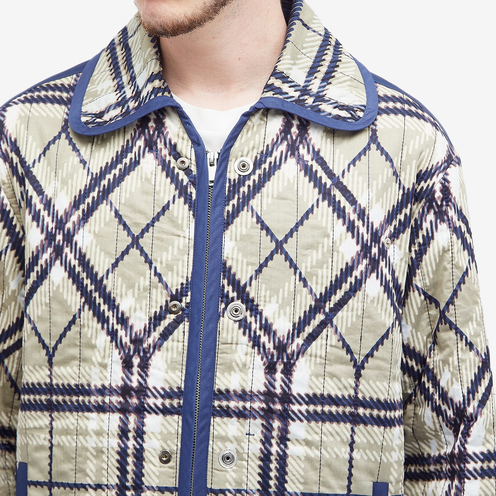 Craig Green Quilted Plaid Fade Jacket - 5