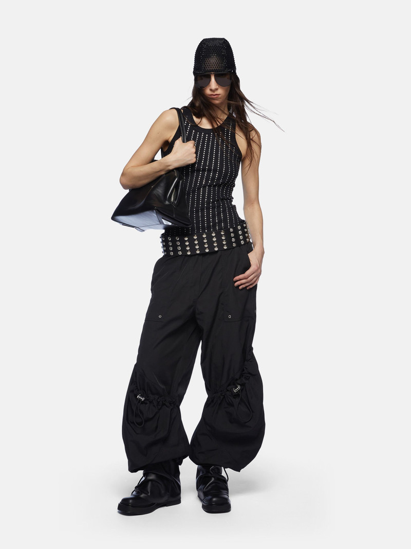 THE ATTICO BLACK MIDI DRESS outlook