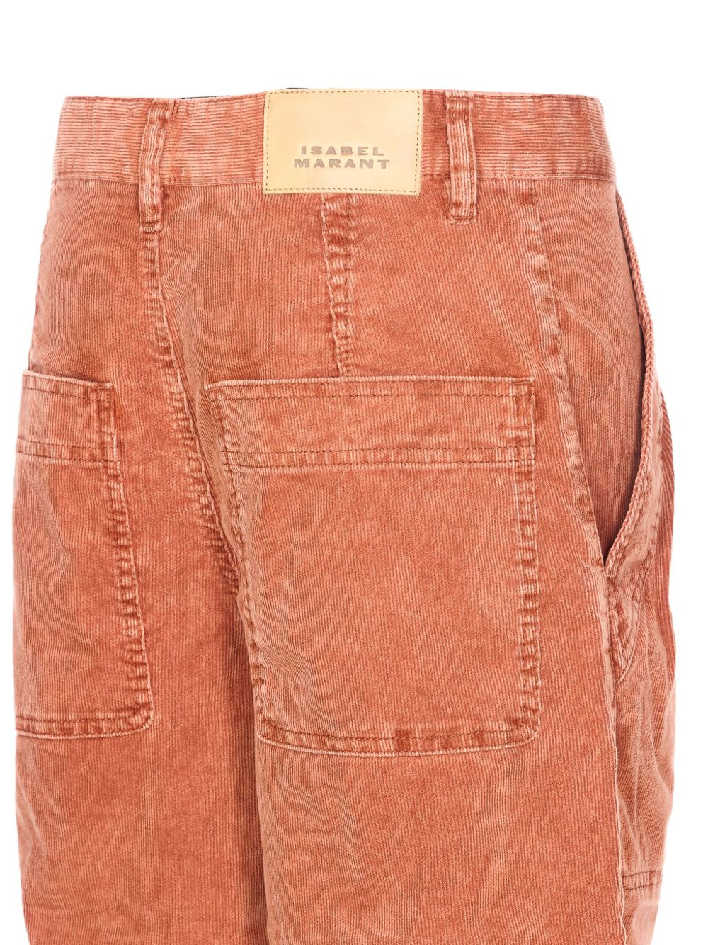 Onyta patch-pocket corduroy trousers - 3