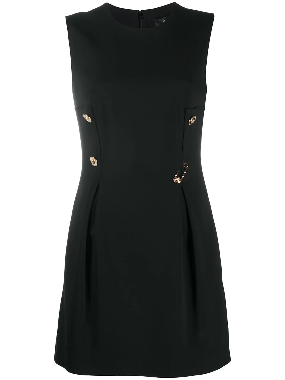 safety pin detail mini dress - 1