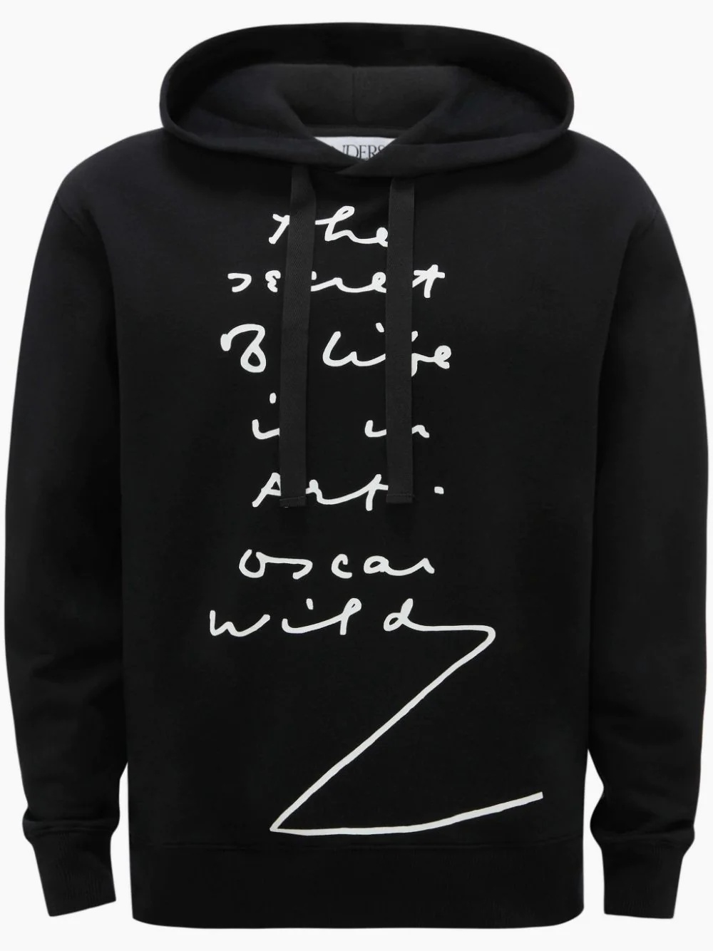 OSCAR WILDE CAPSULE: QUOTE PRINT RELAXED FIT HOODIE - 1