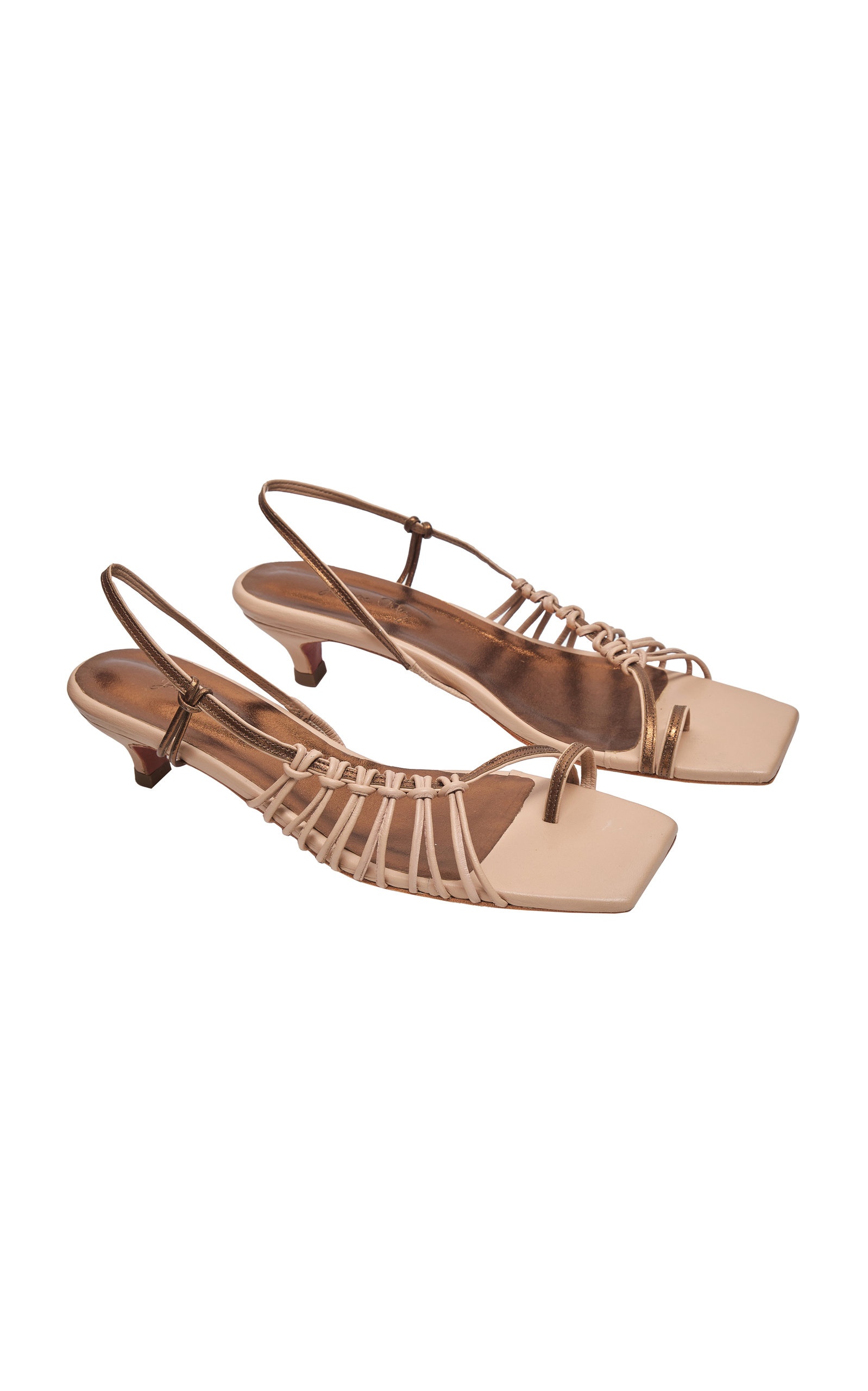 Tales Of Time Leather Sandals bronze - 7