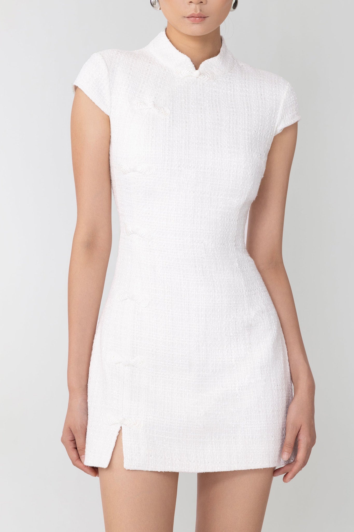 NATASHA TWEED MINI DRESS - 2
