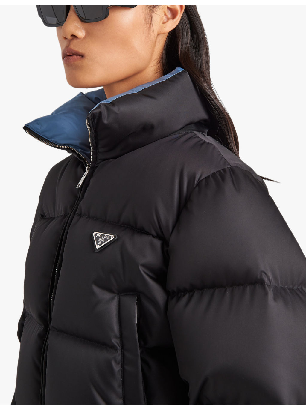 Re-Nylon cropped recycled shell-down jacket - 3