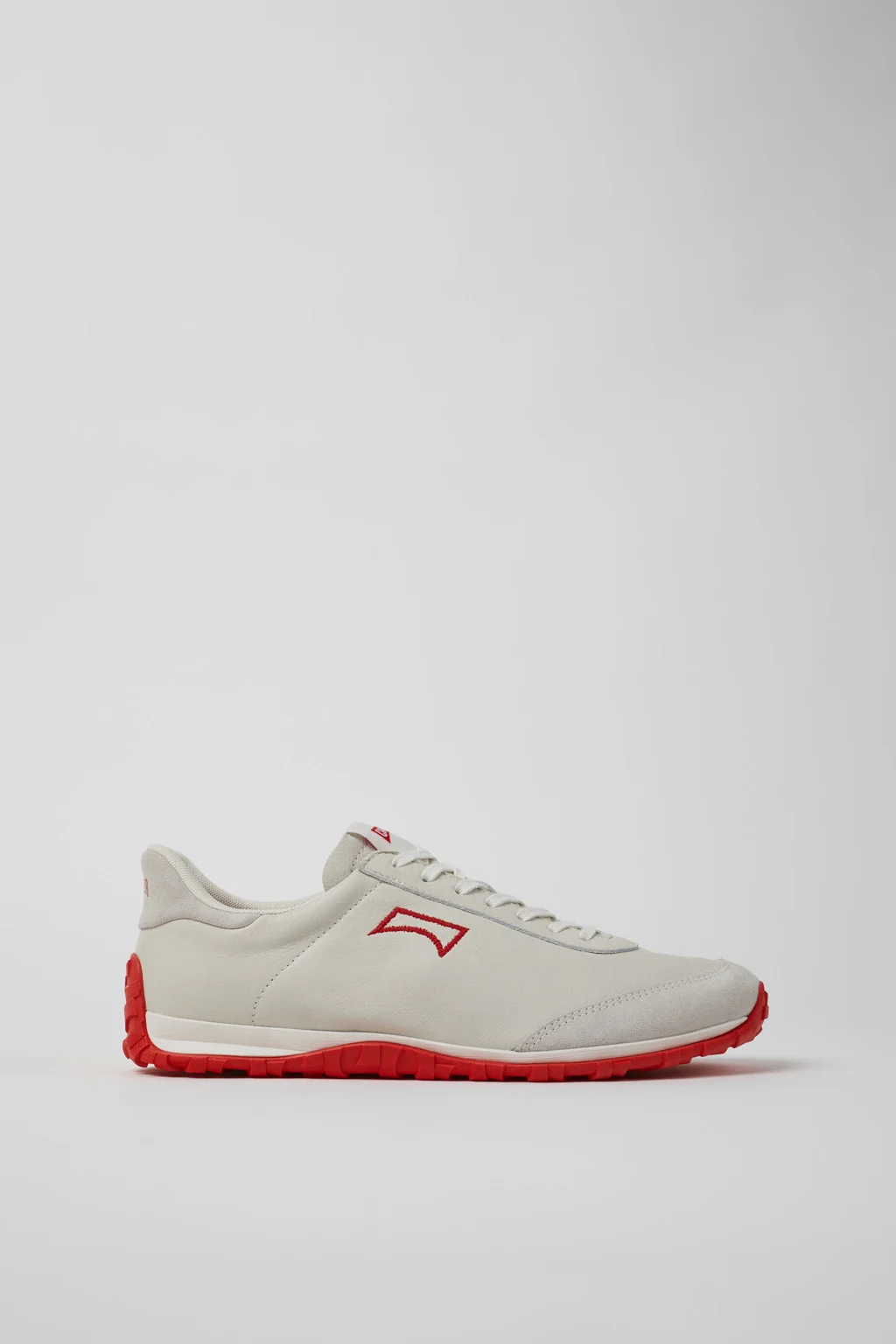 Drift Walk White Leather and Nubuck Sneakers for Men. - 1