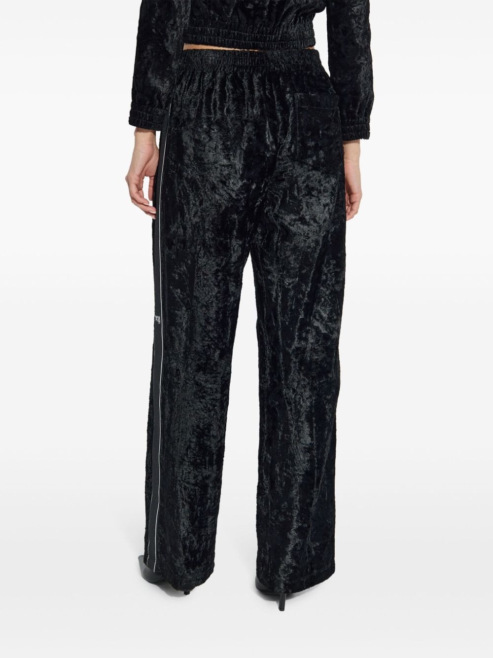 velvet track pants - 4
