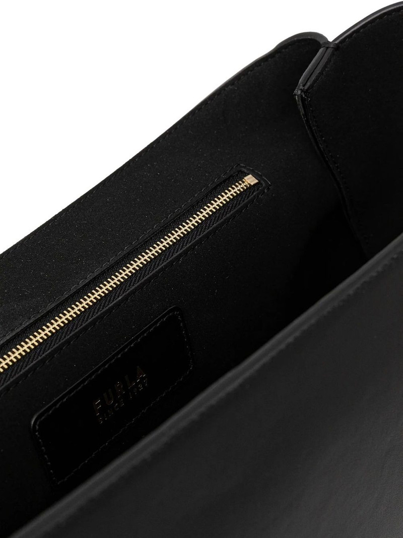 flap-front ring-detail tote bag 4