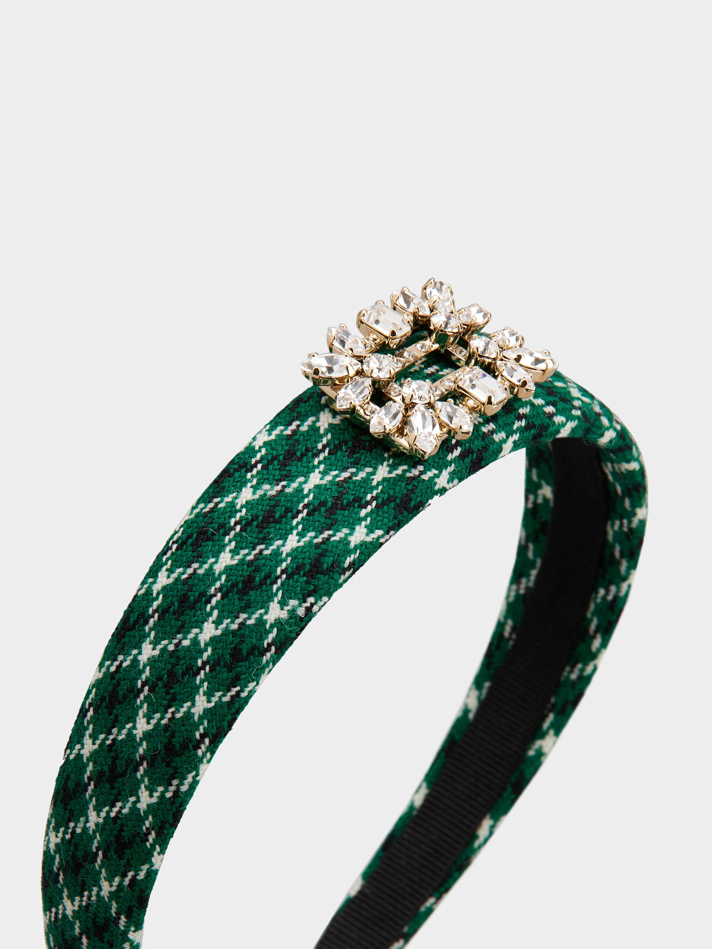 Broche Vivier Buckle Hair Band in Fabric 2