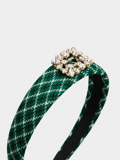 Roger Vivier Broche Vivier Buckle Hair Band in Fabric outlook