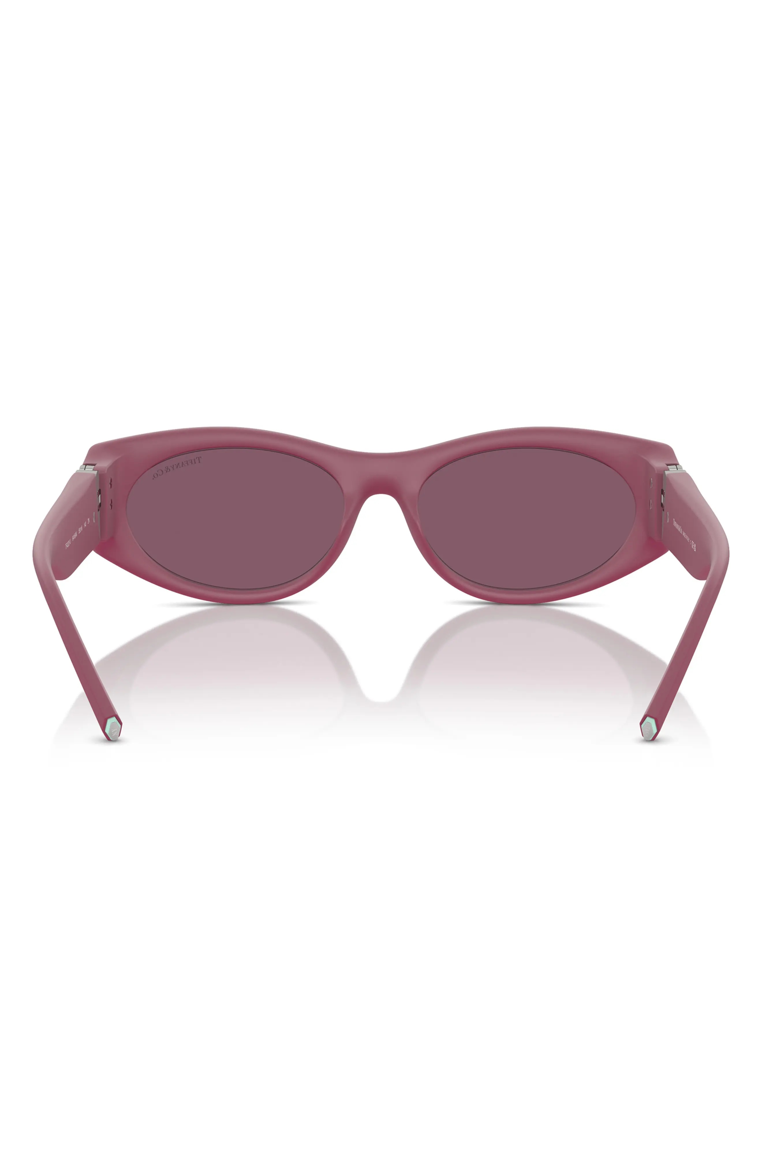 55mm Oval Sunglasses in Fuchsia /Violet - 4