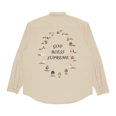 Supreme Supreme Our Lady Work Shirt 'Khaki' outlook