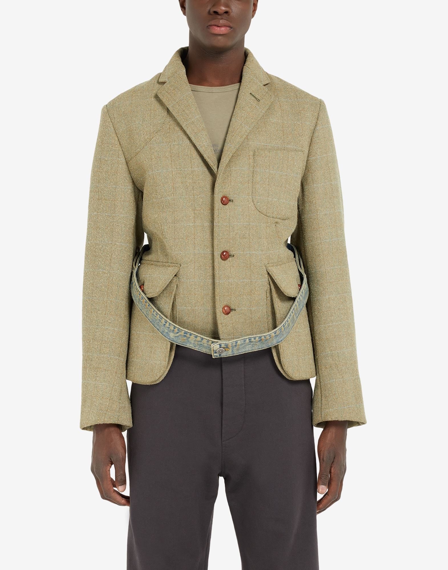 Padded wool jacket - 5
