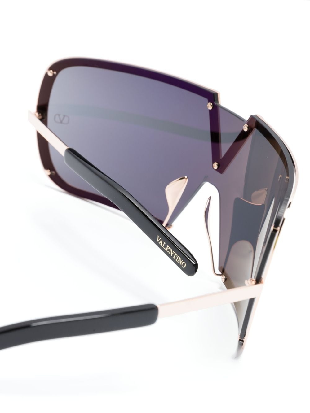 V-Romask shield-frame sunglasses - 3