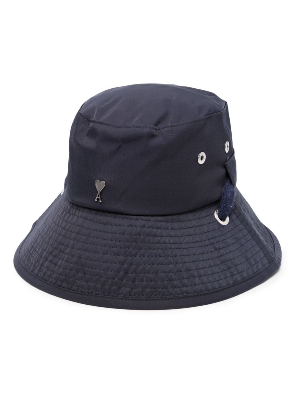 Ami de Coeur logo-plaque bucket hat - 1