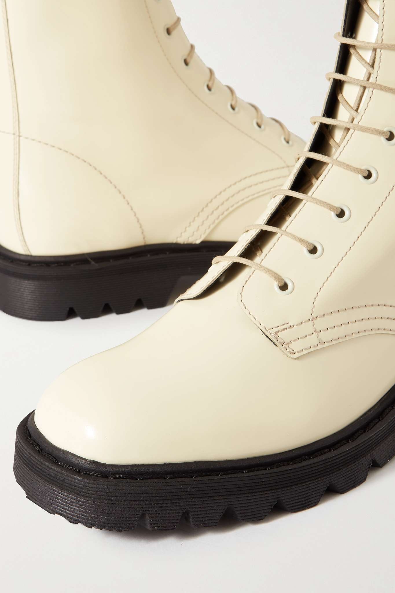 Ranger lace-up leather ankle boots - 4